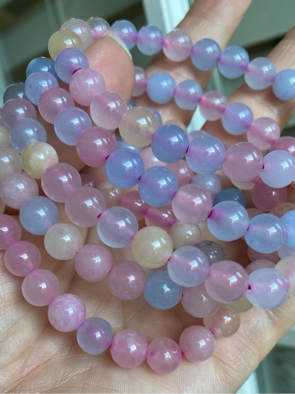 💗 8MM MORGANITE CRYSTAL BRACELETS 💗